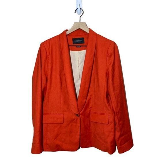 ✨Wildfang Empower Tux Sz 2X Blazer in Red✨ - Picture 6 of 11